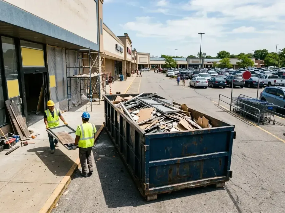 retail-store-renovation-debris-003 — frequently asked questions, Roll-off Dumpster Rentals in Vandercook Lake, MI
